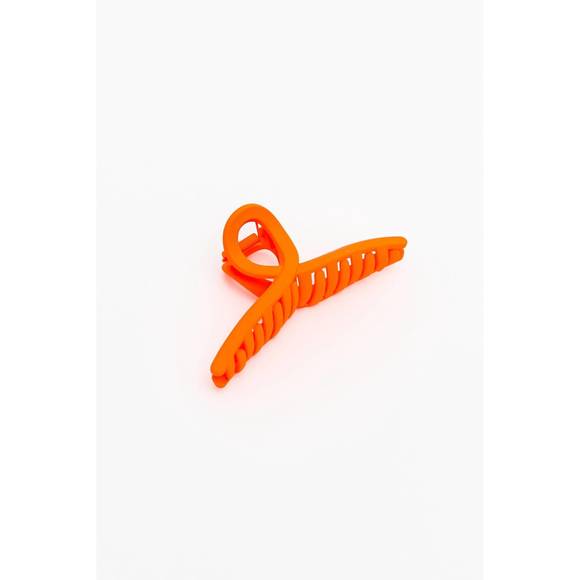 NEW 123 AMORE women's claw clip set in orange - Picture 3 of 10